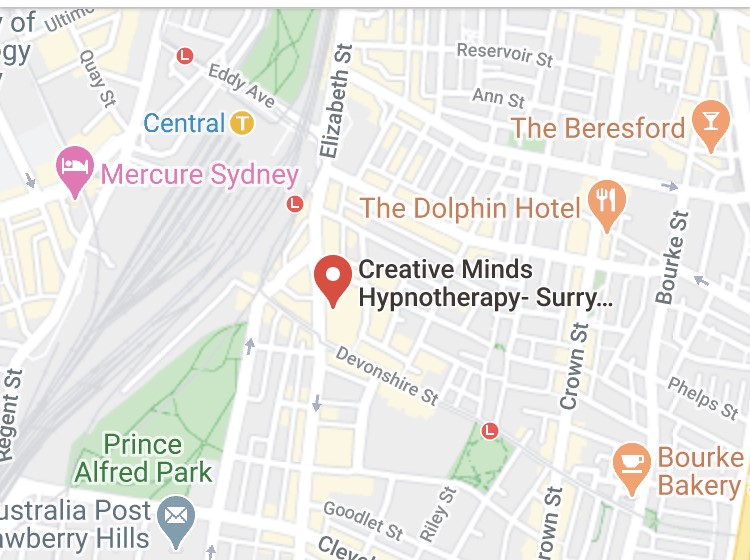 Sydney Inner City Surry Hills Hypnotherapy Clinic