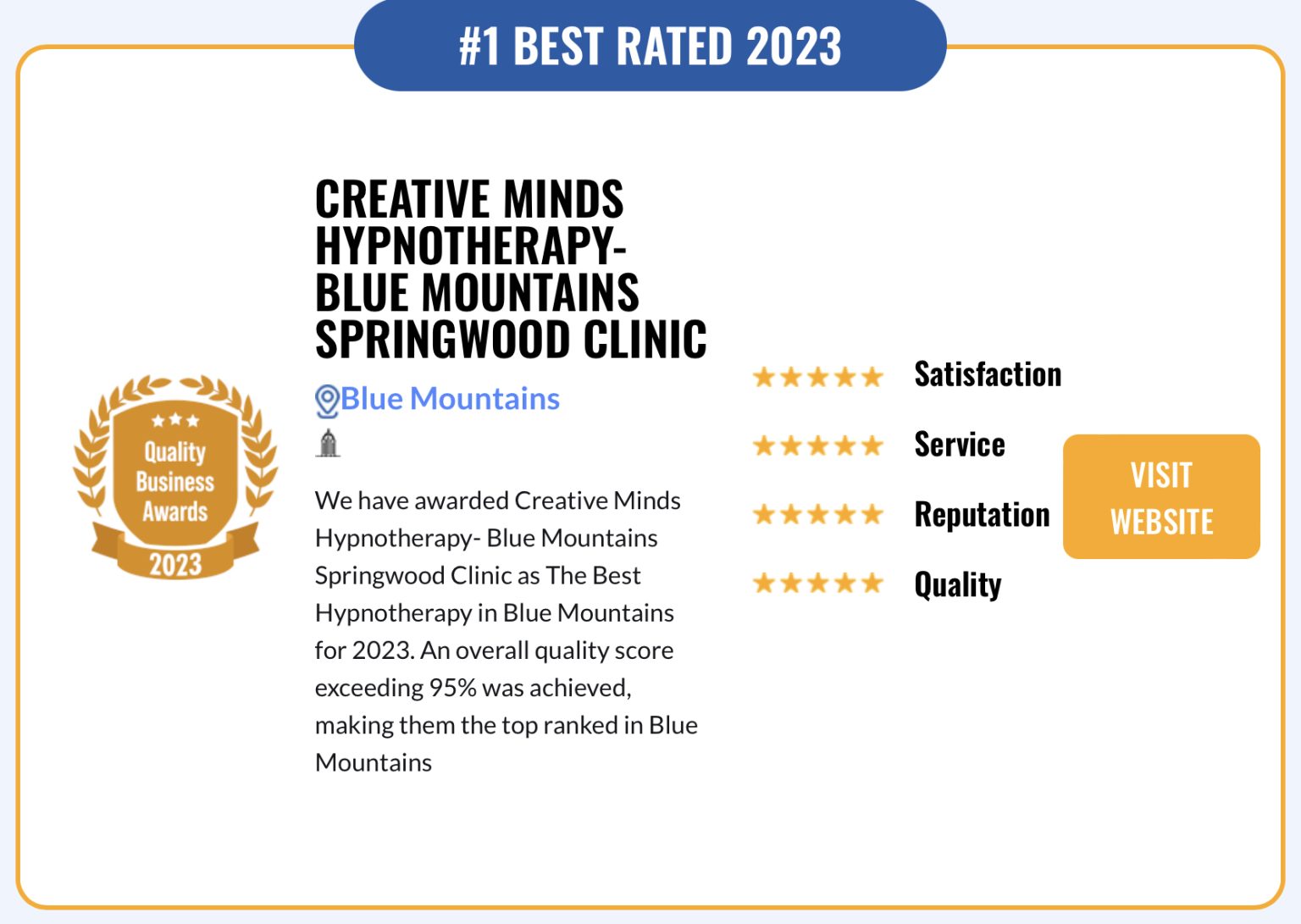 #1 Best Rated Hypnotherapy Clinic in Blue Mountains